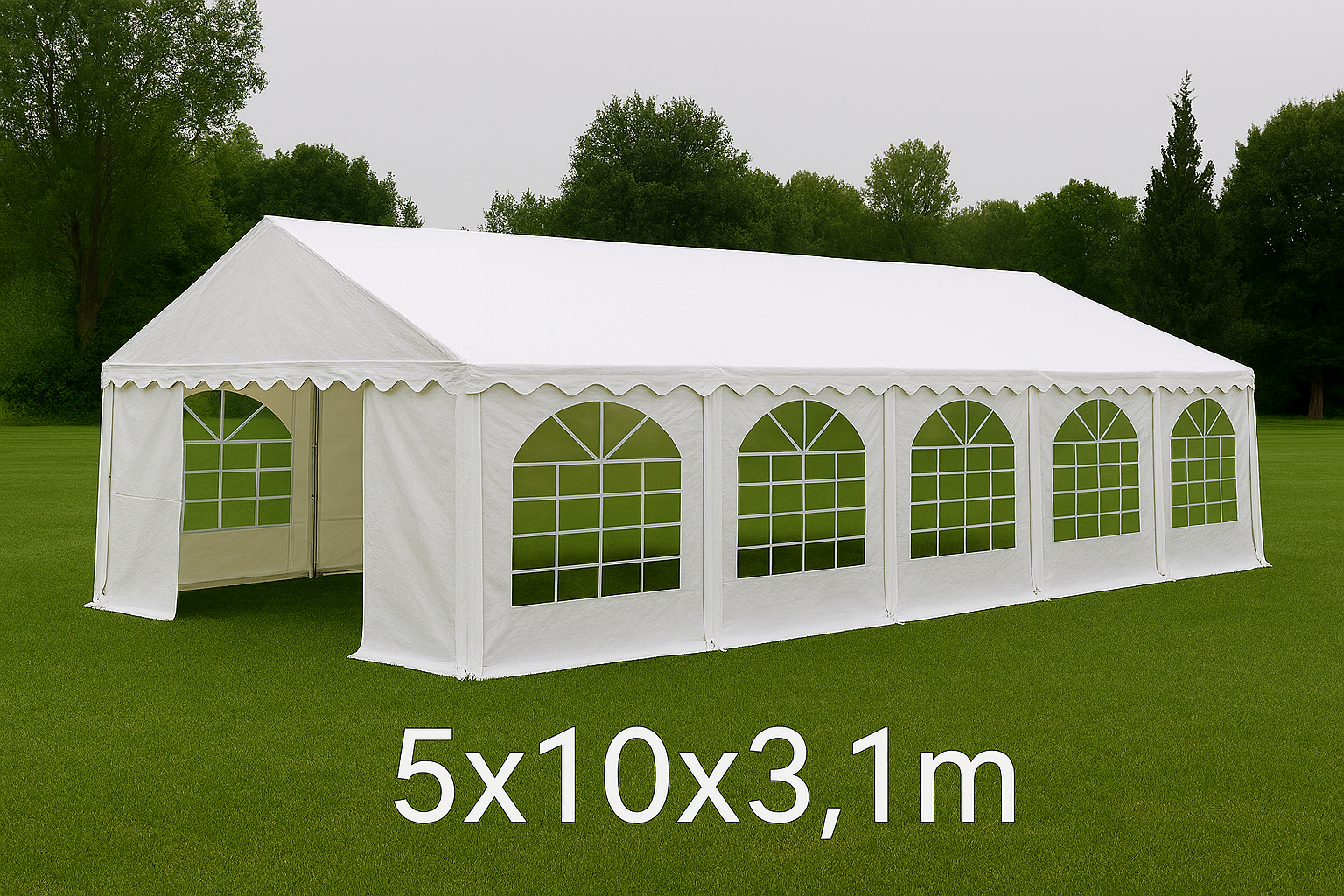 Închiriere cort 5x10m București - Cort profesional PIM MOOD pentru petreceri private și garden party